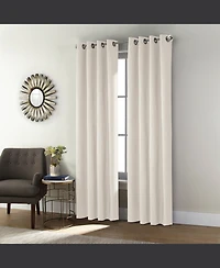 Thermaplus Shadow Blackout Uv Protection Grommet Curtain Panel for Windows