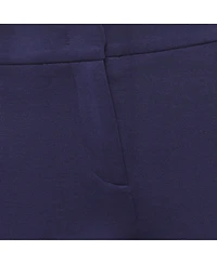 Pre-Owned Emilio Pucci Women's Stretch Crepe Straight Fit Trousers