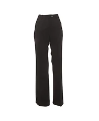 Pre-Owned Moschino Women's Crepe Straight Leg Trousers