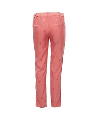 Pre-Owned Zadig & Voltaire Women's Deluxe Satin Pomelo Star Deluxe Pant