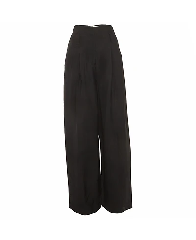 Pre-Owned Off-White Women's Crepe Straight Leg Trousers