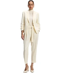 Boss by Hugo Women's Japanese Crepe Tapered-Fit Pants