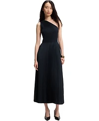 Boss by Hugo Women's Skirt Rib-Knit One-Shoulder Dress