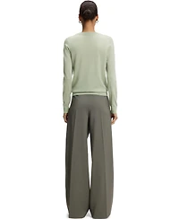 Boss by Hugo Women's Merino Wool Slim-Fit Sweater