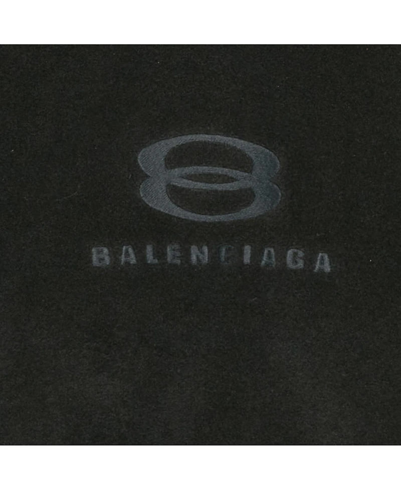Pre-Owned Balenciaga Women's Unity Embroidered Faux Fleece Sweatshirt