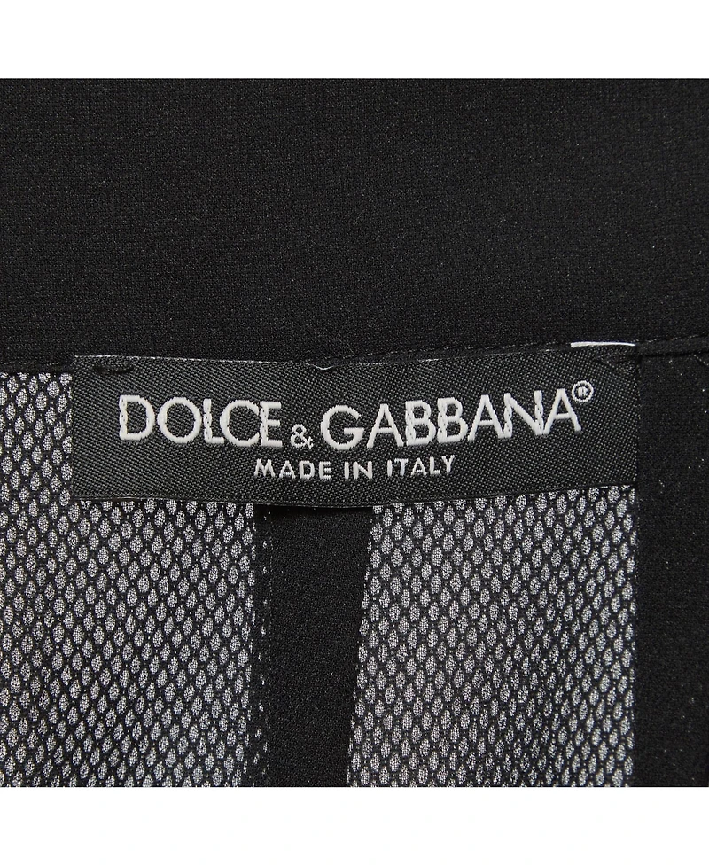 Pre-Owned Dolce & Gabbana Women's Mesh Double Layered Midi Skirt