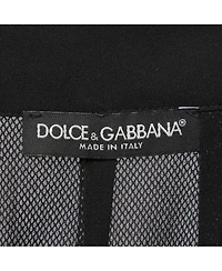 Pre-Owned Dolce & Gabbana Women's Mesh Double Layered Midi Skirt