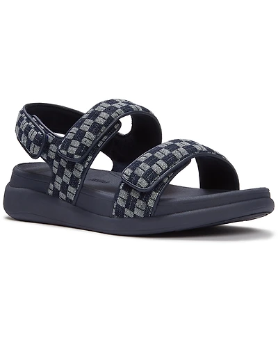 FitFlop Women's F-Mode Go Checkerboard Round Toe Sandals