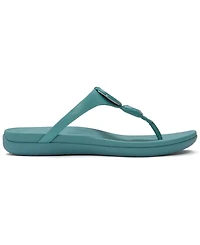 FitFlop Women's Solay Glossy-Disc Toe-Post Sandals