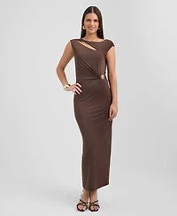 Rachel Roy Women's Scoop Neck Midi Dress