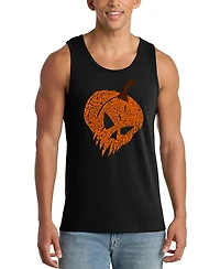 La Pop Art Men's Halloween Word Tank Top
