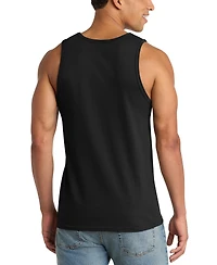 La Pop Art Men's Flip Flops Beach Bum Word Graphic Tank Top