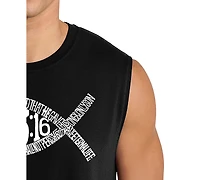 La Pop Art Men's John 3:16 Cross Design Tank Top