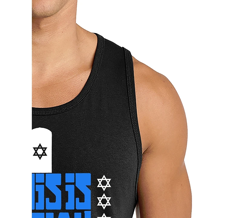 La Pop Art Men's Amazing Word Tank Top