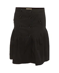 Pre-Owned Burberry Women's Cotton Pleated Short Skirt