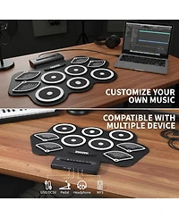 gaomon electronic Roll Up Drum Set