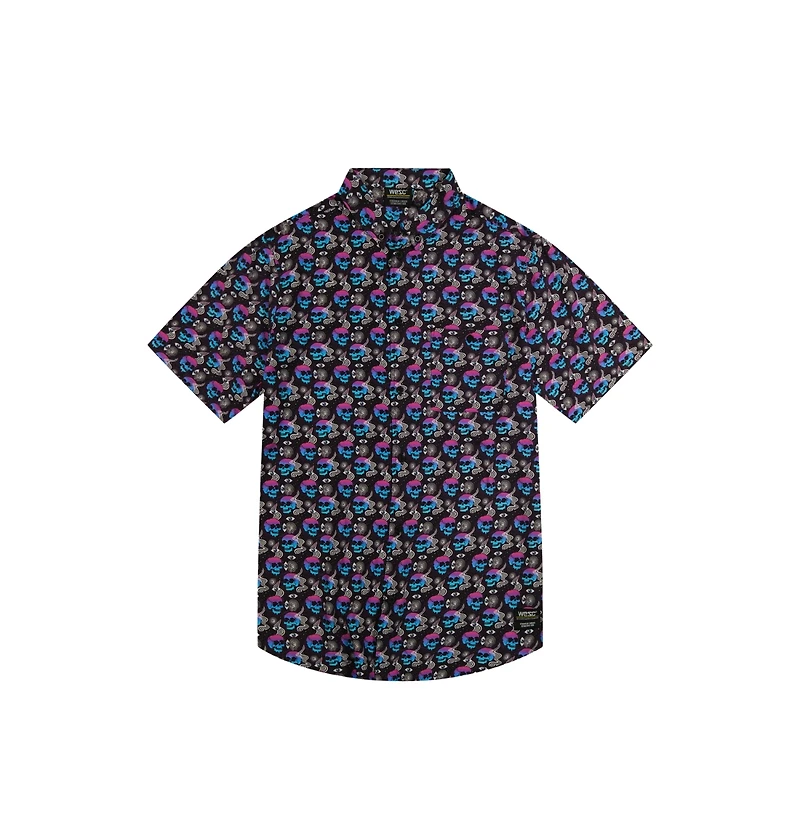 WeSC Men's Trippy Skulls Shirt