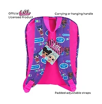 L.o.l. Surprise Dolls All Over Print Backpack With Pocket, 16" Inch