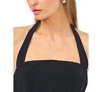 Parker Women's Square Neck Halter Combo Mini Dress