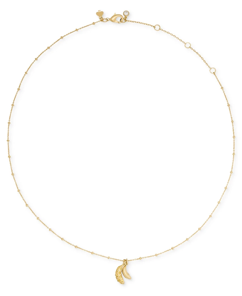 kate spade new york Gold-Tone Summer Daze Banana Pendant Necklace