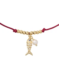 kate spade new york Gold-Tone Summer Daze Fish Cord Bracelet