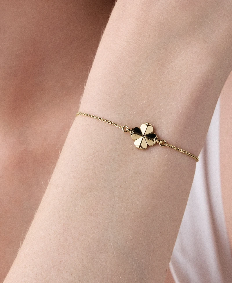 kate spade new york Gold-Tone Flower Solitaire Bracelet