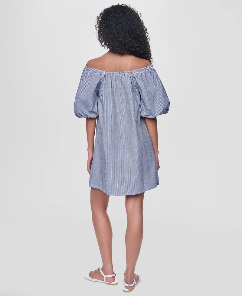 Dkny Jeans Women's Square Neck Mini Dress