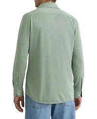 Reiss Men's Davaro Regular-Fit Stretch-Modal Cutaway-Collar Shirt