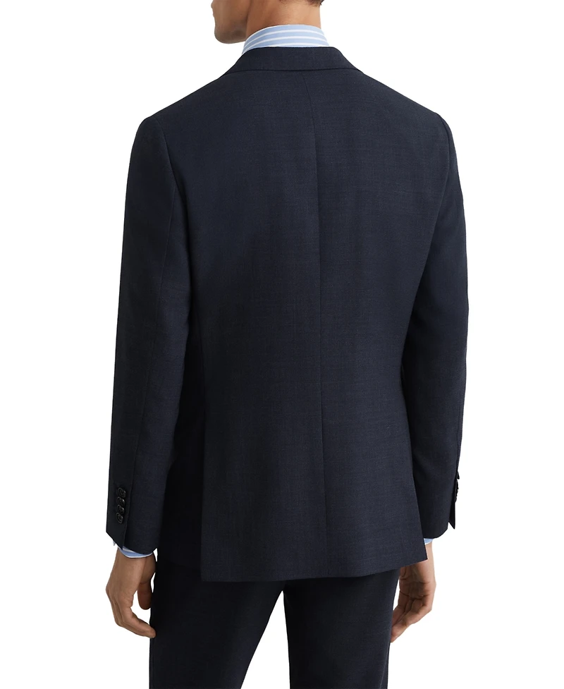 Reiss Men's Fiber Tailored-Fit Wool Textured Single-Breasted Blazer