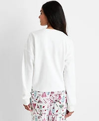 State of Day Women's Nightcap French Terry Graphic Sweatshirt, Macy's Exclusive
