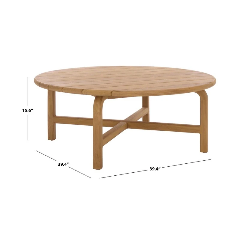 Safavieh Rogers Teak Outoor Coffee Table