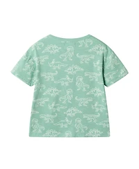 Andy and Evan Toddler Boys Graphic Print Henley Set
