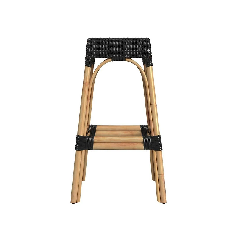 Butler Specialty Robias Rectangular Rattan 30" Bar Stool