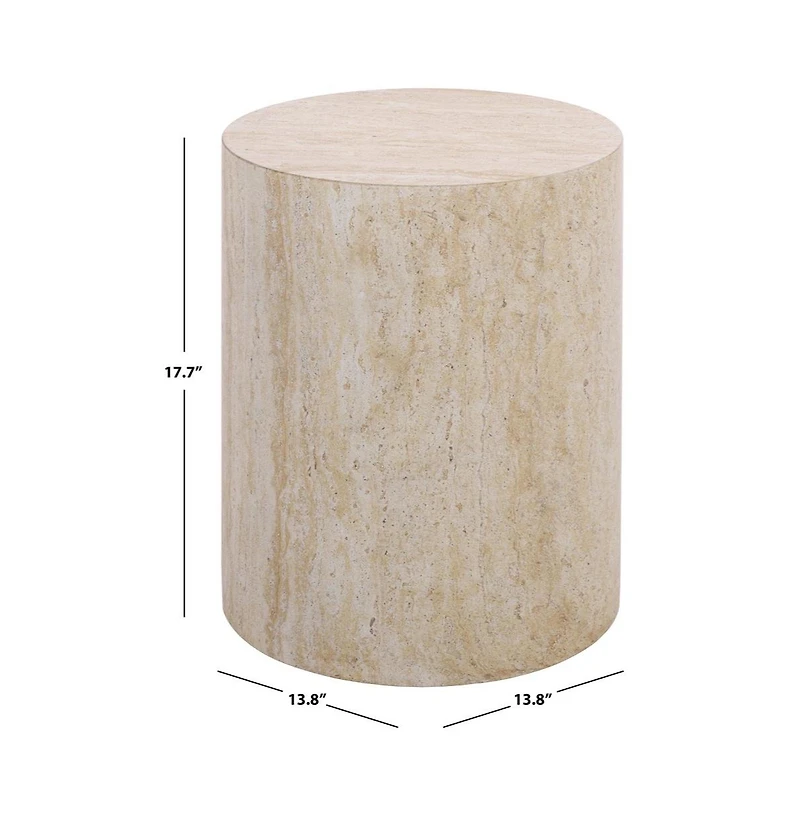 Safavieh Tina Cylinder Outdoor Accent Table