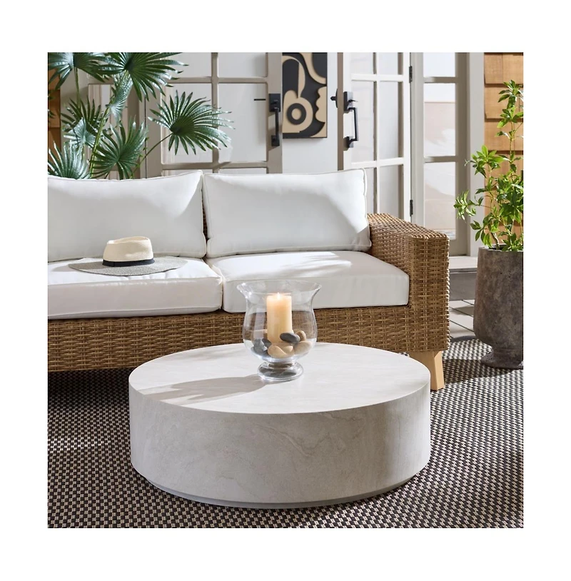 Safavieh Tina Round Outdoor Coffee Table