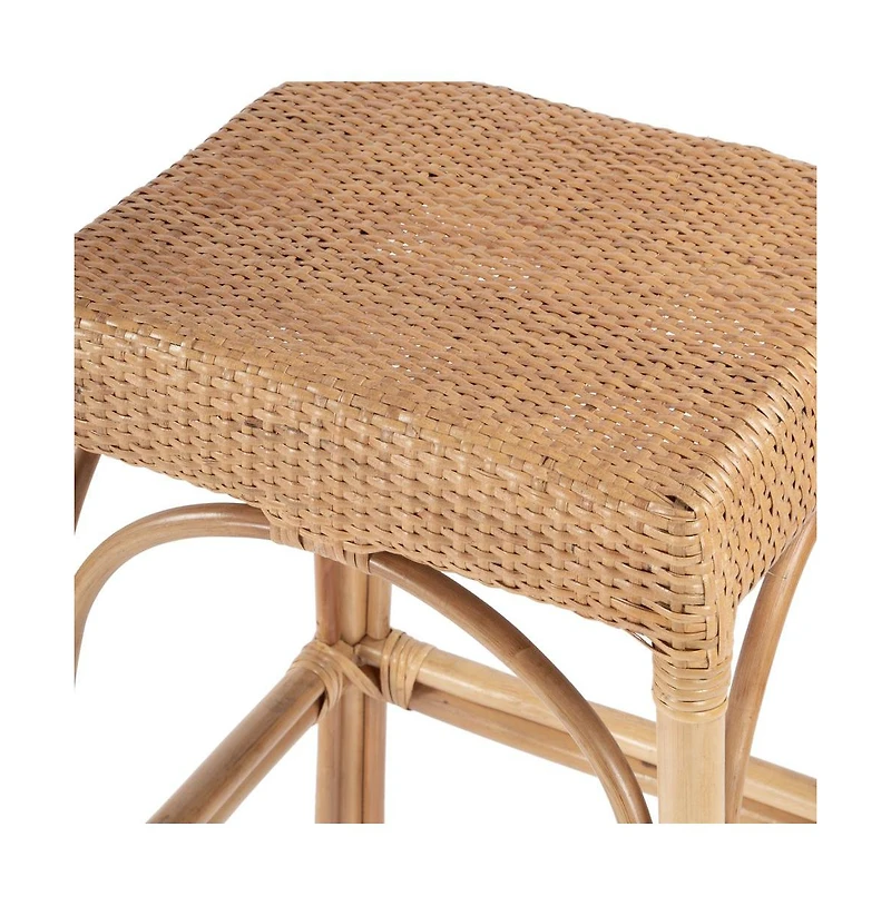 Butler Specialty Robias Rectangular Rattan Bar Stool