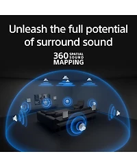 Sony K85XR90 85" XR90 Series Bravia Mini Led Hdr Qled 4K Google Tv with a Sony Ht-A9000 Bravia Theater Bar Soundbar with Dolby Atmos (2024)
