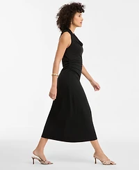 I.n.c. International Concepts Women's Cowlneck Sleeveless Dress, Macy's Exclusive