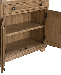 Willowmere 75" Wood Door Bookcase