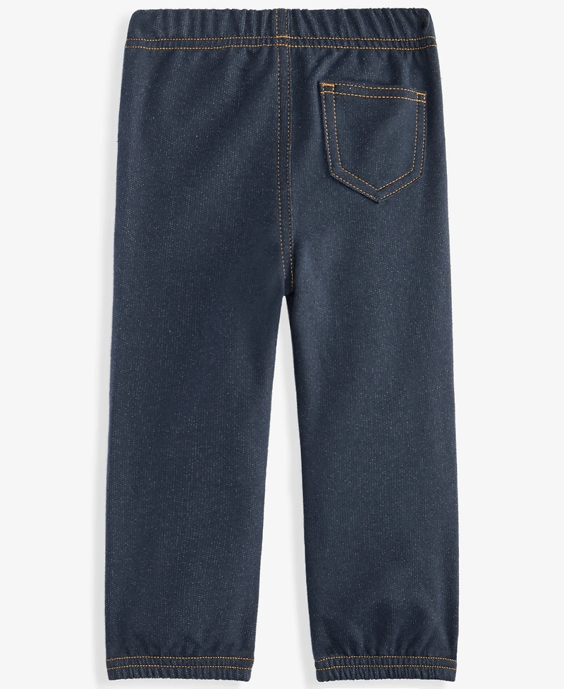 First Impressions Baby Boys' Mix & Match Knit Denim Jogger Pants, Macy's Exclusive