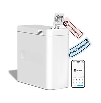 Swifint Bluetooth Mini Label Maker Machine, Rechargeable Thermal Label Printer, Portable Wireless Label Maker, Compatible with iOS Android