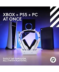 Logitech G Astro A50 X Wireless Gaming Headset and Base Station with Playsync - White