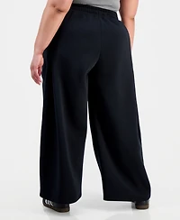 Full Circle Trends Trendy Plus Barrel-Leg Pants