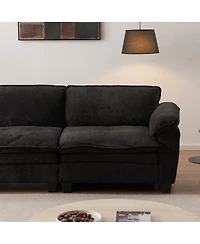 Streamdale Furniture Living Room Furniture Luxury Couch with Soft Chenille Upholstered Sofa