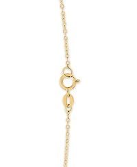Macy's Fish Pendant Necklace in Two-Tone Gold (10k Yellow and White Gold)