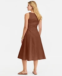 On 34th Women's Seamed Boatneck Midi Dress, Macy's Exclusive