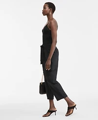 I.n.c. International Concepts Women's Cropped Belted Cargo Pants, Macy's Exclusive