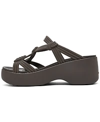Crocs Women's Brooklyn Knot Sky Platform Sandals from Finish Line