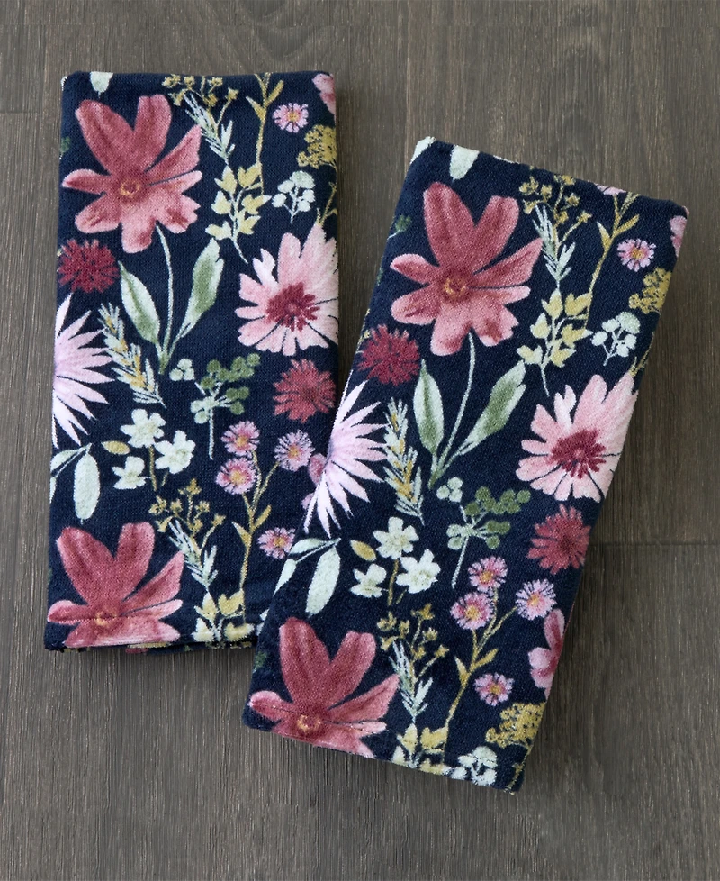 Skl Home Wildflower Printed 2-Pc. Hand Towel Set