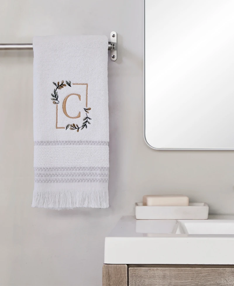 Skl Home Everyday Monogram 2-Pc. Hand Towel Set
